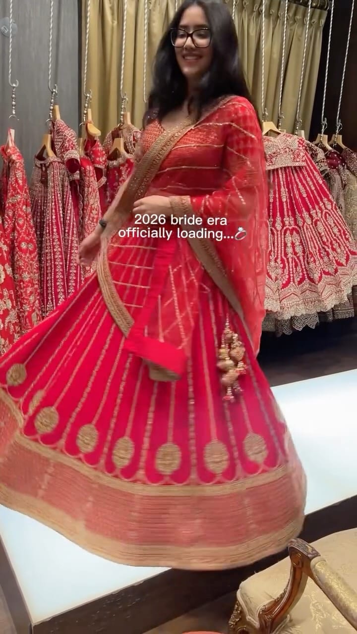 Post 2 by Chandan Fashion Bridal Lehenga on Instagram (video)