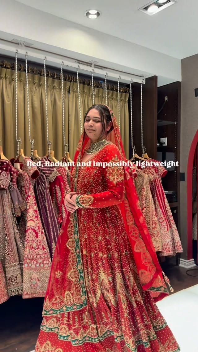 Post 1 by Chandan Fashion Bridal Lehenga on Instagram (video)