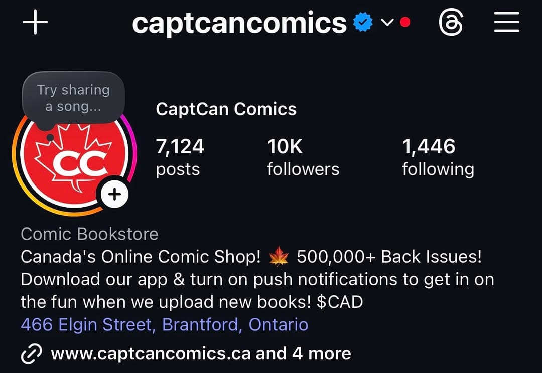 Post 7 by CaptCan Comics on Instagram (image)