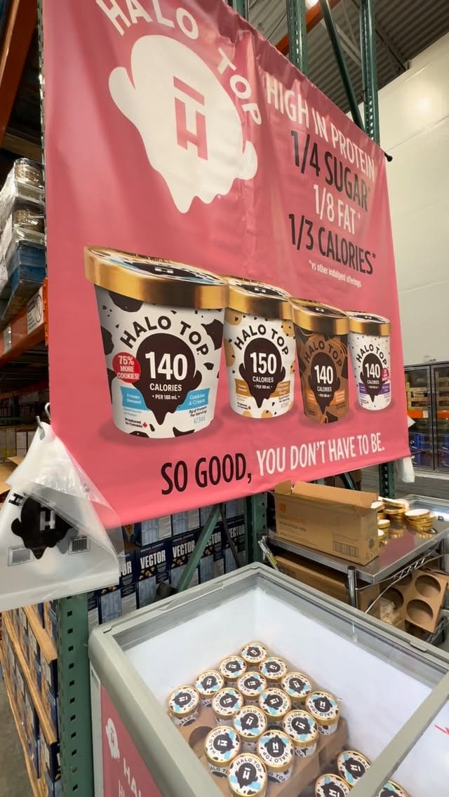 Post 2 by Halo Top Canada Official on Instagram (video)