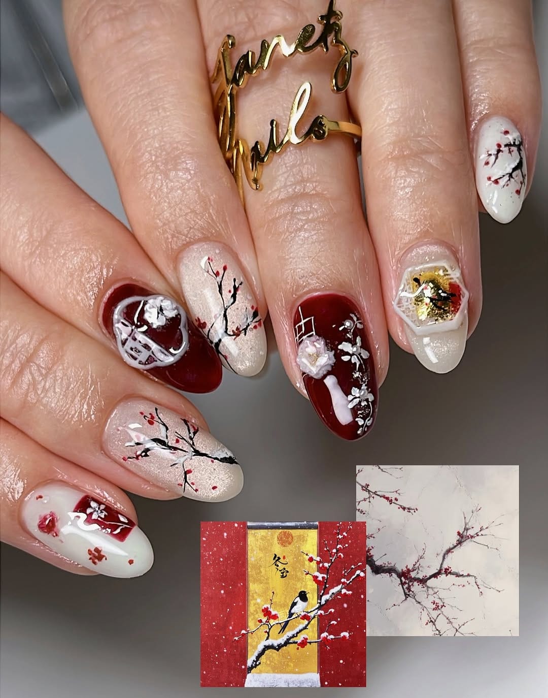 Post 4 by 𝗝𝗮𝗻𝗲𝘁 🇨🇦 Freestyle Nail Artist & Educator 🦋 on Instagram (carousel)