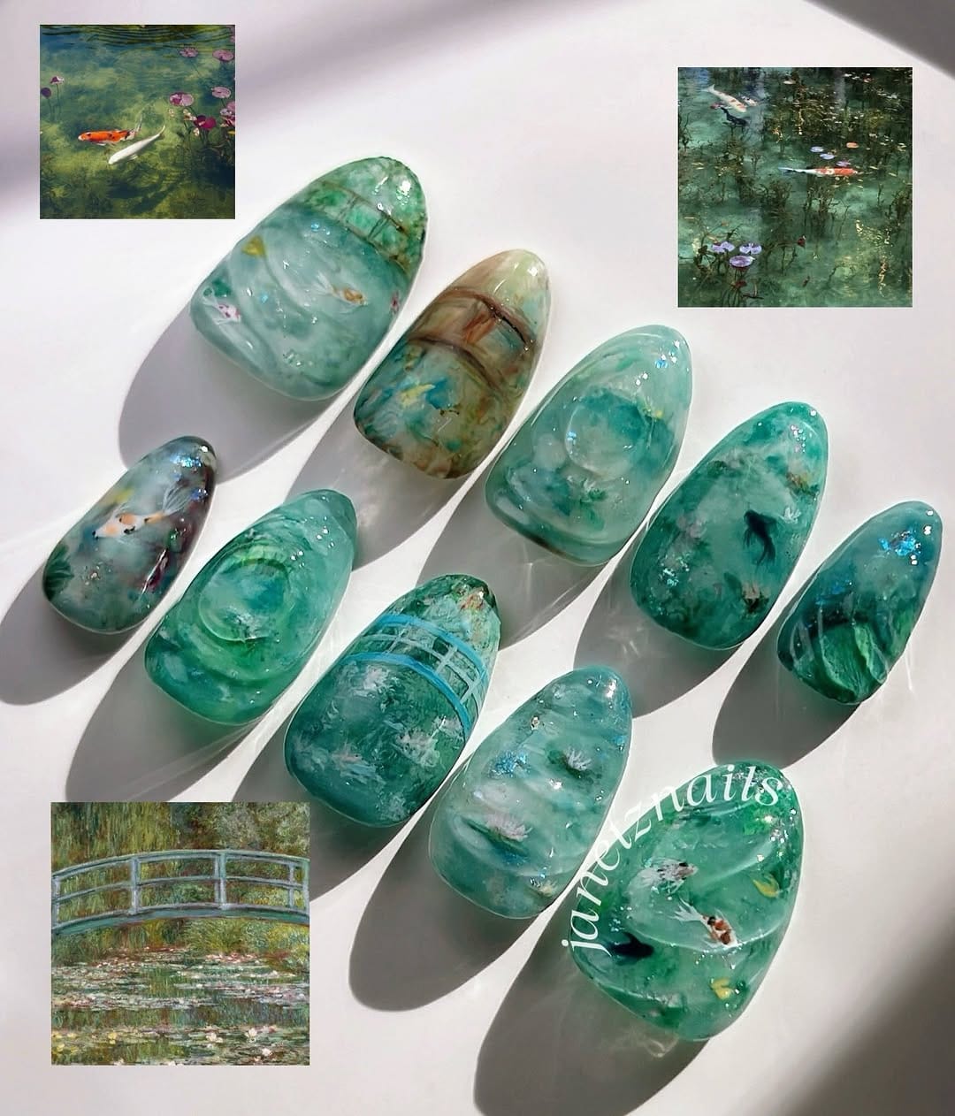 Post 5 by 𝗝𝗮𝗻𝗲𝘁 🇨🇦 Freestyle Nail Artist & Educator 🦋 on Instagram (carousel)