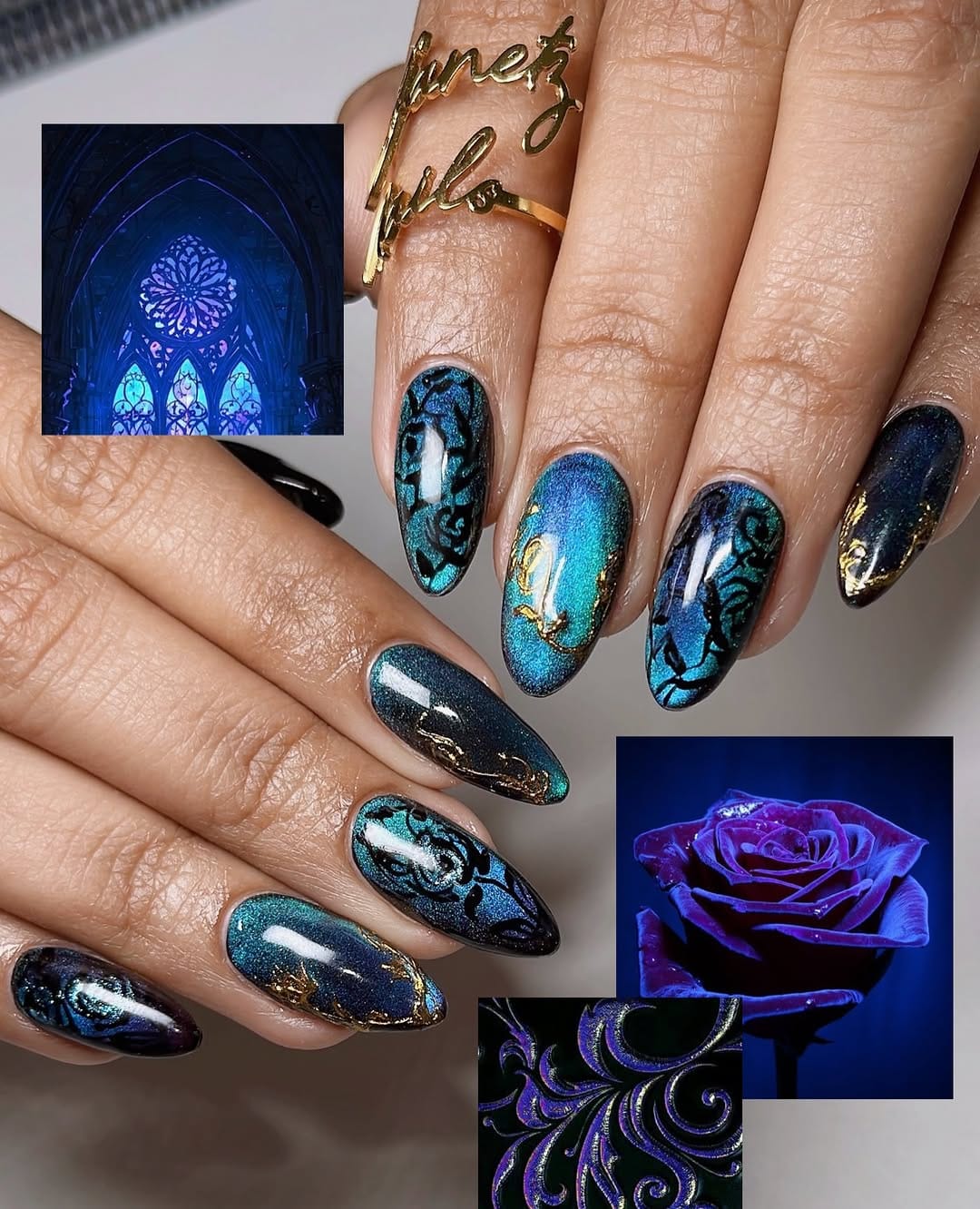 Post 2 by 𝗝𝗮𝗻𝗲𝘁 🇨🇦 Freestyle Nail Artist & Educator 🦋 on Instagram (carousel)