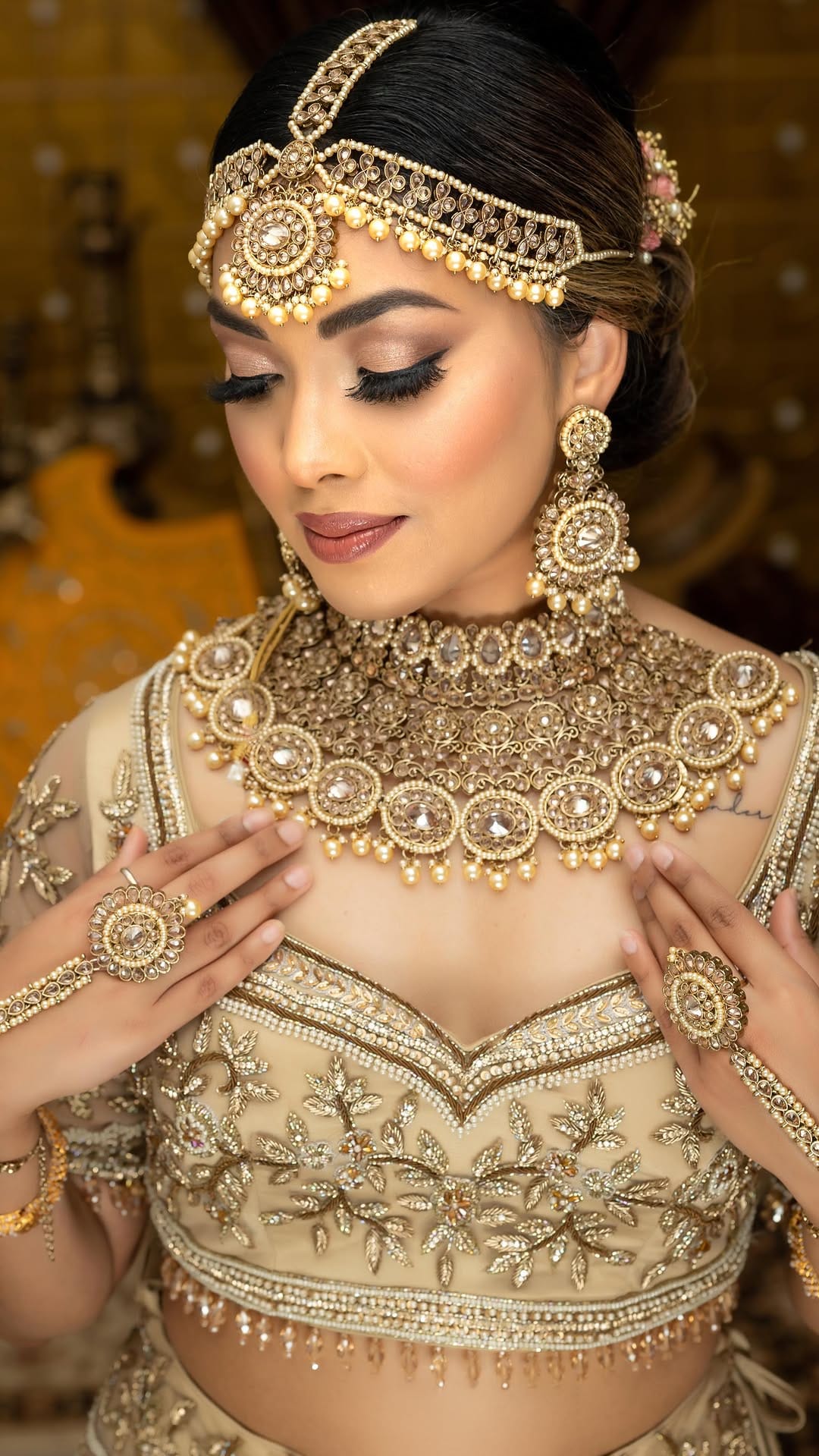 Post 8 by Ayesha Hussain- Bridal Artist on Instagram (video)