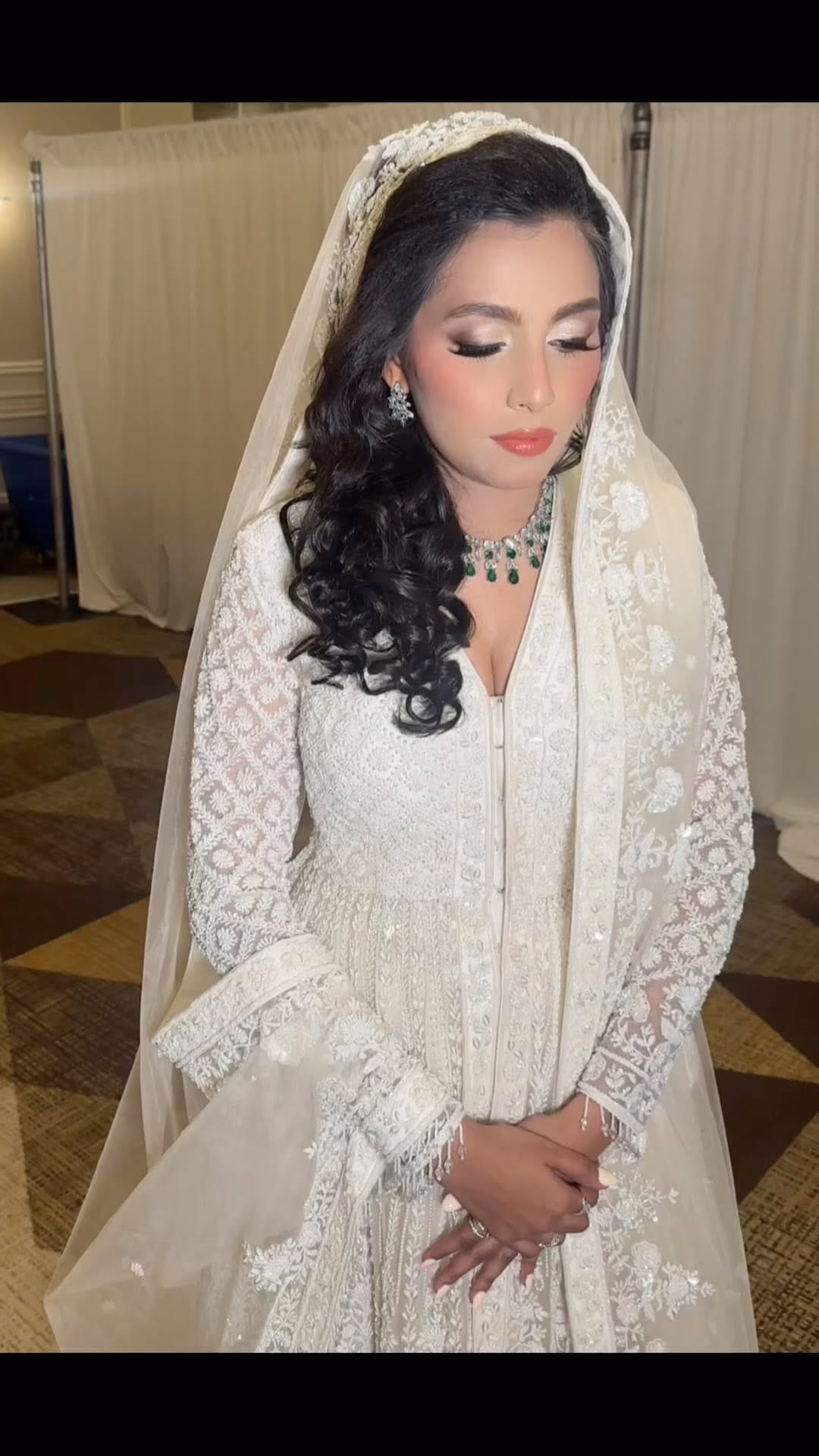 Post 3 by Ayesha Hussain- Bridal Artist on Instagram (video)