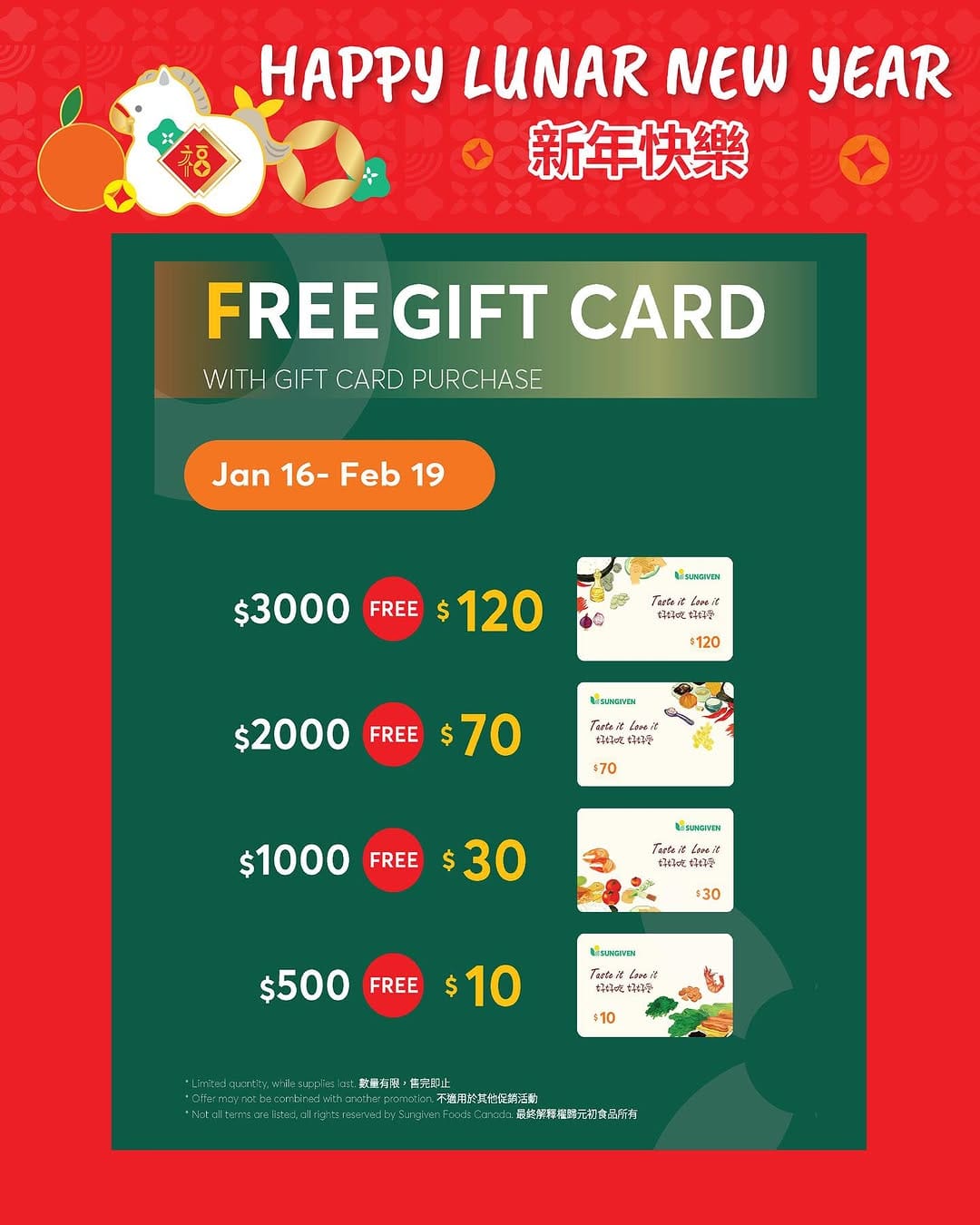 Post 5 by Sungiven Foods Canada on Instagram (image)