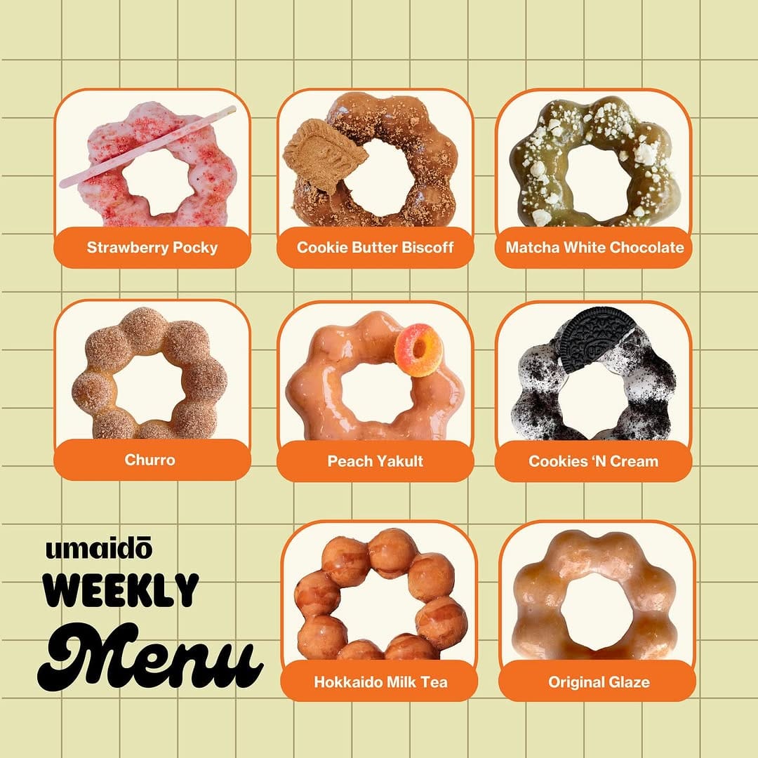 Post 4 by umaido mochi donuts on Instagram (image)