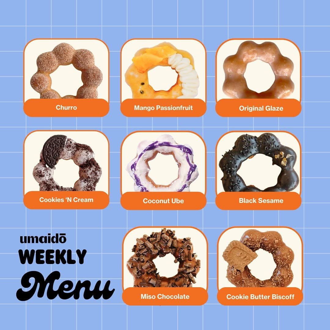 Post 7 by umaido mochi donuts on Instagram (image)
