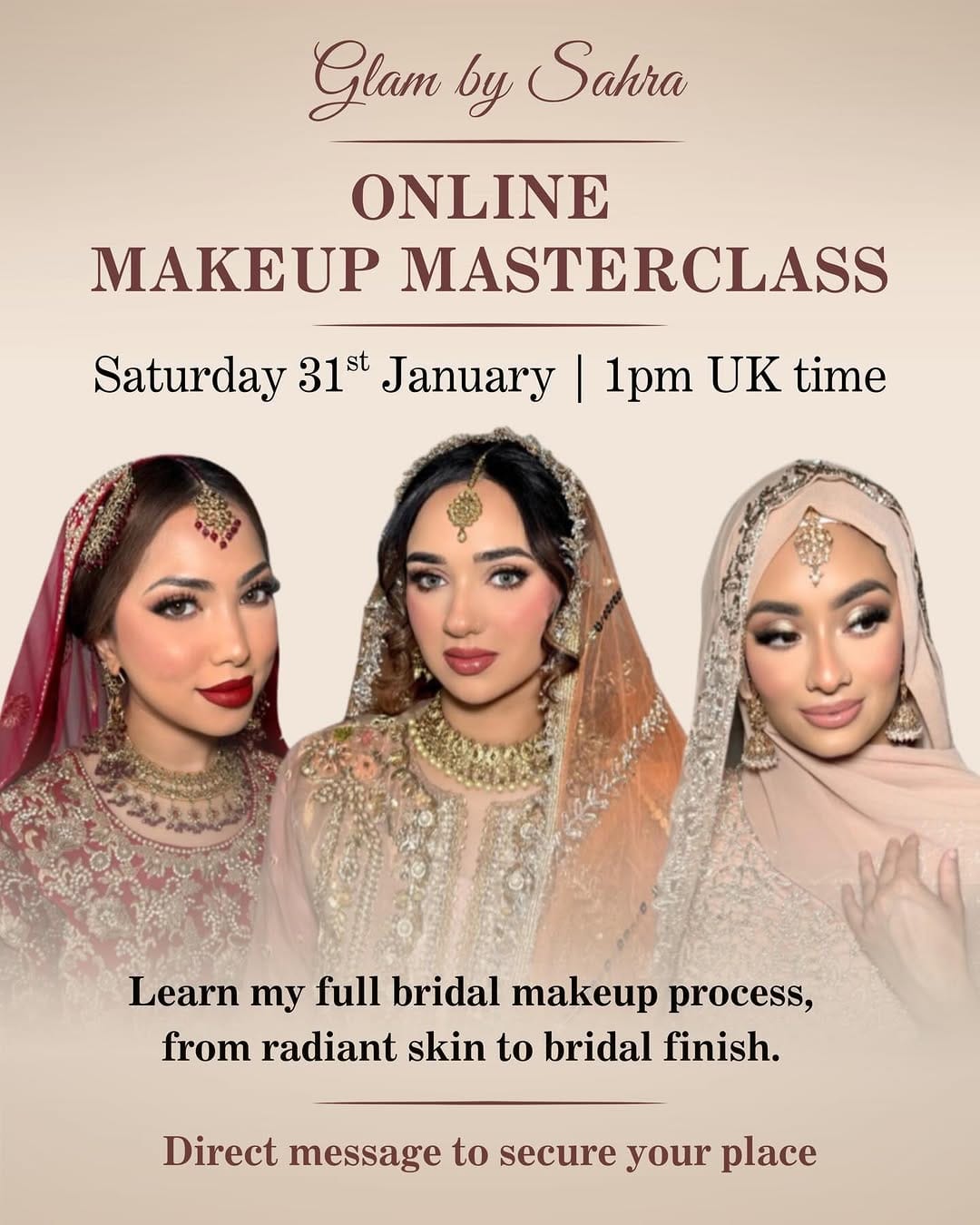 Post 3 by BRIDAL MAKEUP, HAIR & HIJAB on Instagram (image)