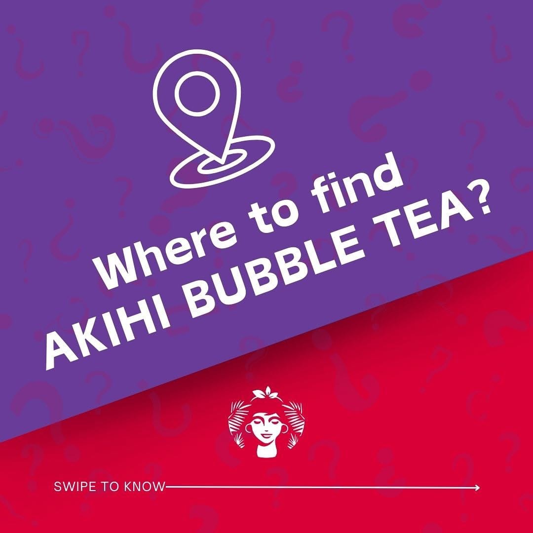 Post 10 by Akihi Bubble Tea on Instagram (carousel)