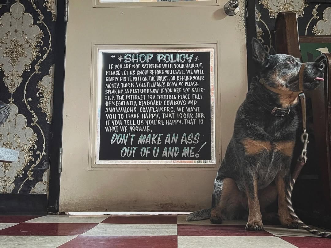 Post 10 by Sailor Bup's Barbershop on Instagram (image)