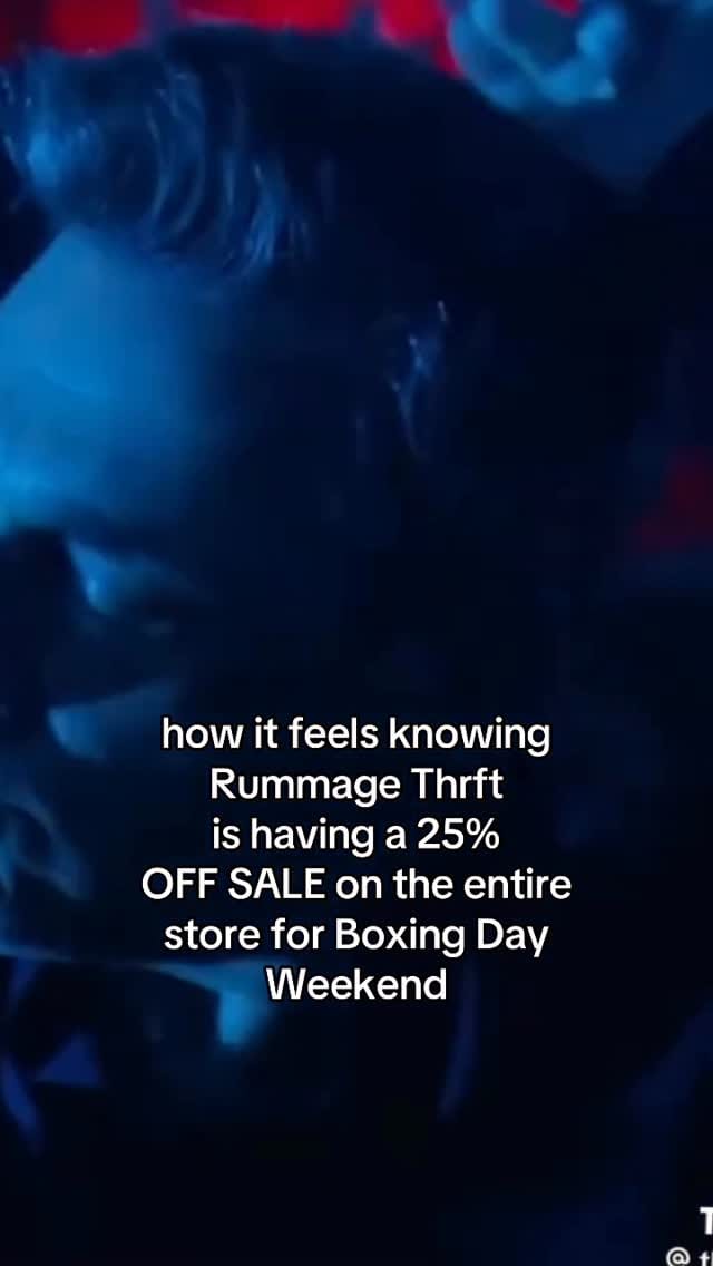 Post 6 by RUMMAGE Community Thrift on Instagram (video)