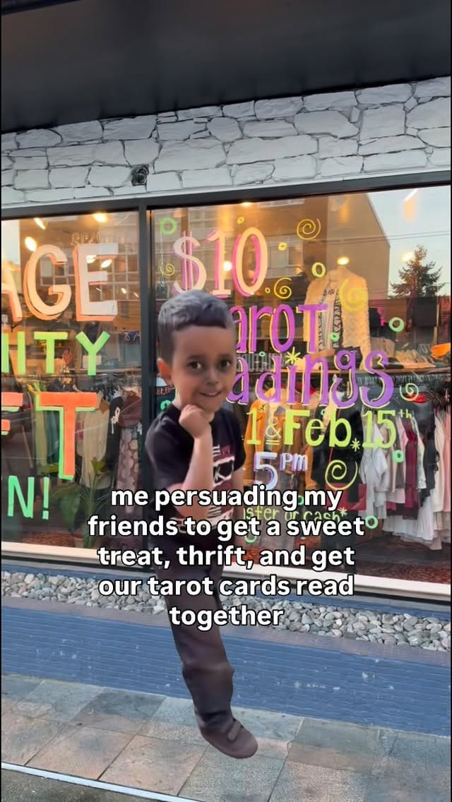 Post 1 by RUMMAGE Community Thrift on Instagram (video)