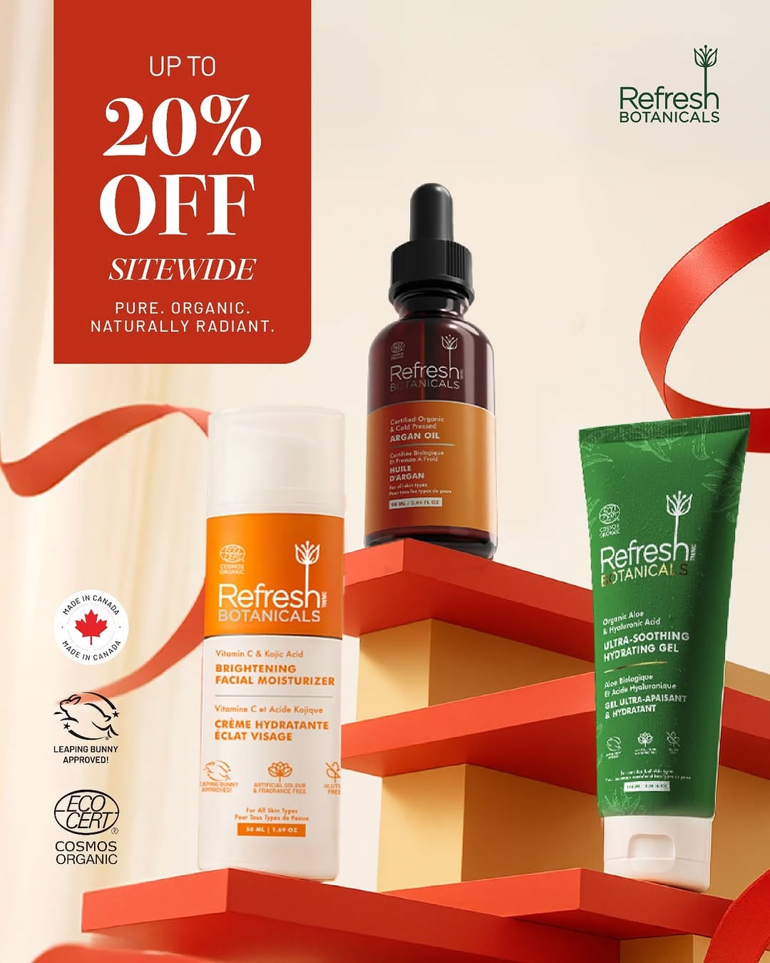 Post 4 by Refresh Botanicals - Advanced Organic Skincare on Instagram (image)