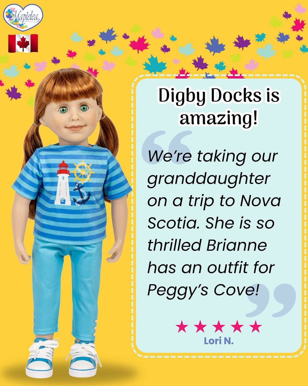 Post 7 by Maplelea Canadian Girl Dolls on Instagram (image)