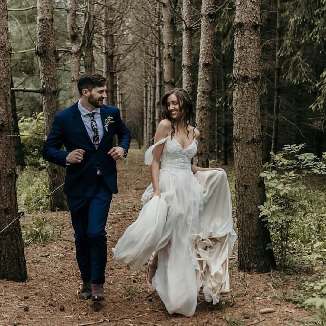 Post 2 by Catherine Langlois Custom Wedding Dresses on Instagram (image)