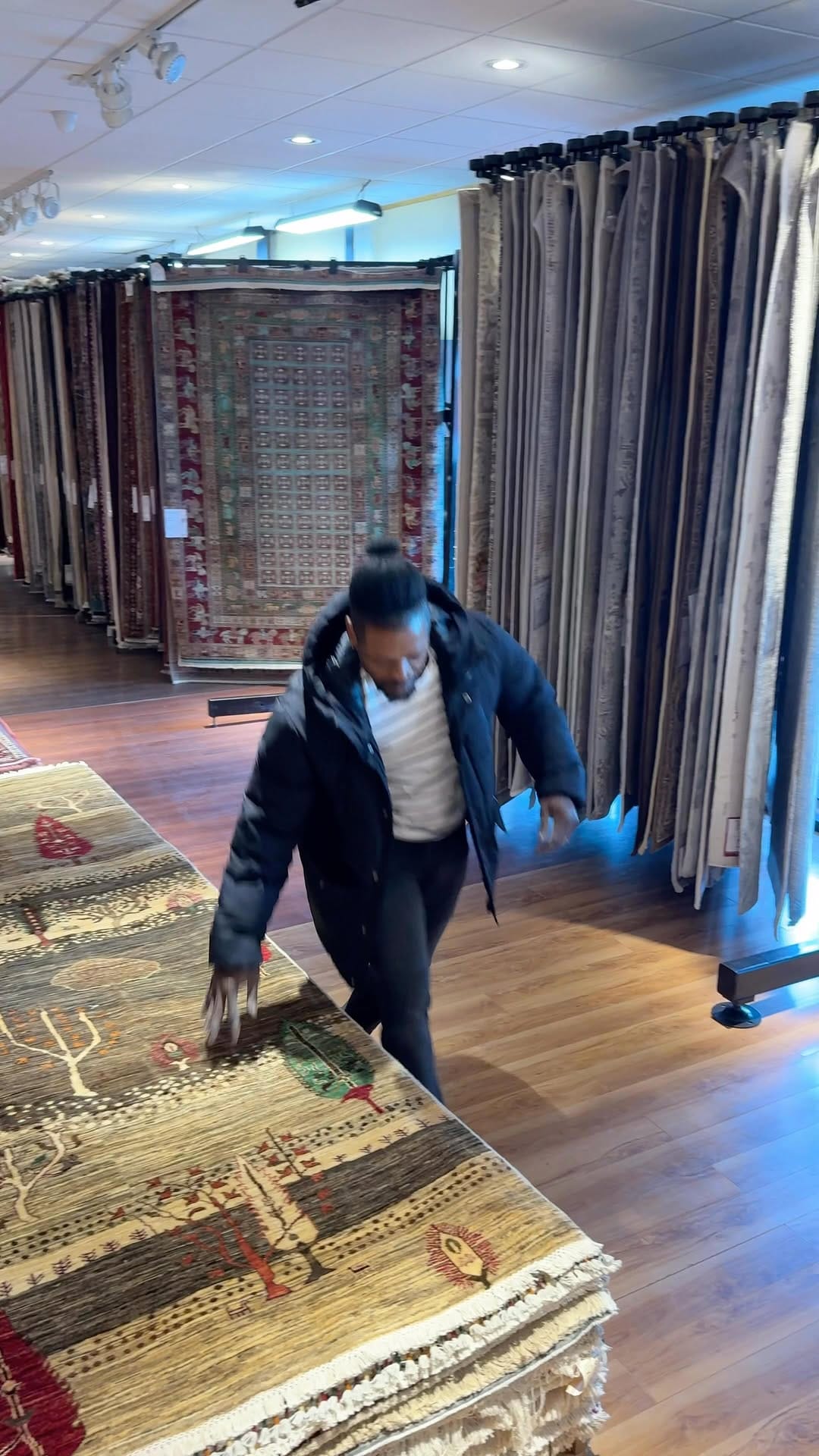 Post 2 by Tabrizi Rugs on Instagram (video)