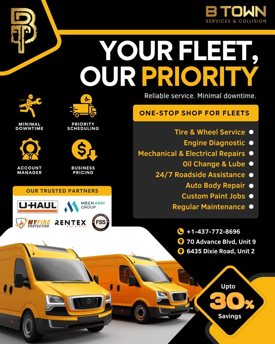 Post 10 by B Town Services & Collision🔧 on Instagram (carousel)