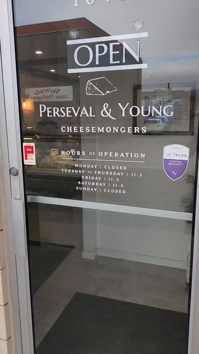 Post 5 by Perseval & Young Cheesemongers on Instagram (video)
