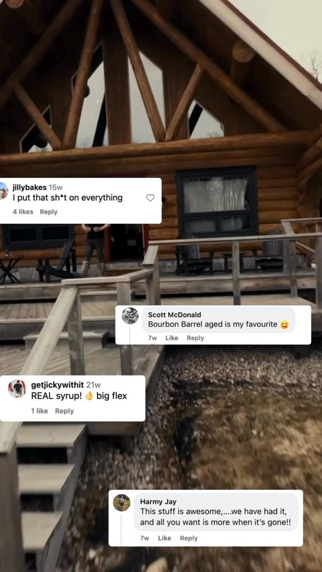 Post 7 by Carrick Bros. Maple on Instagram (video)