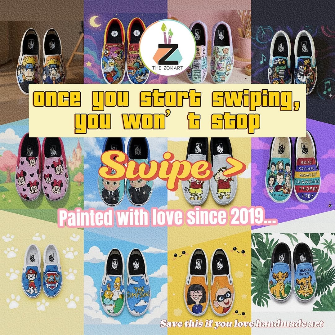Post 1 by Painted Shoes | Painted Jackets on Instagram (carousel)