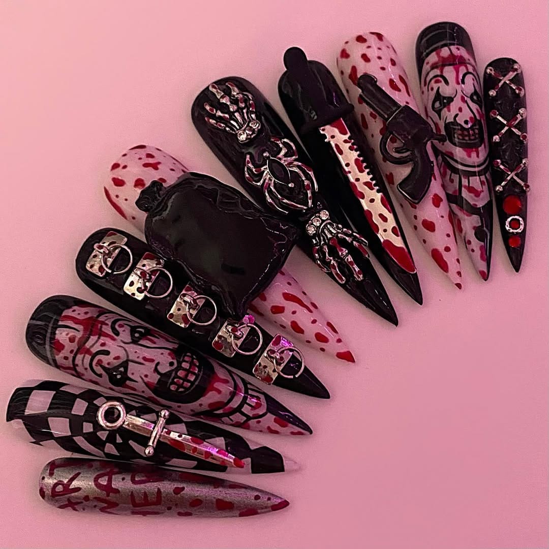 Post 9 by GlamGoth Nails on Instagram (carousel)