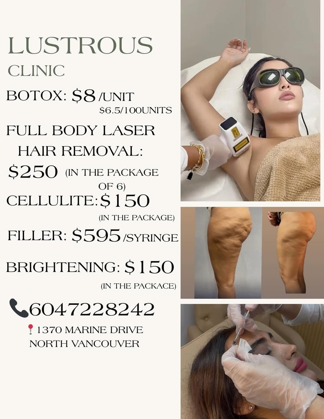Post 2 by Lustrous aesthetic clinic on Instagram (image)