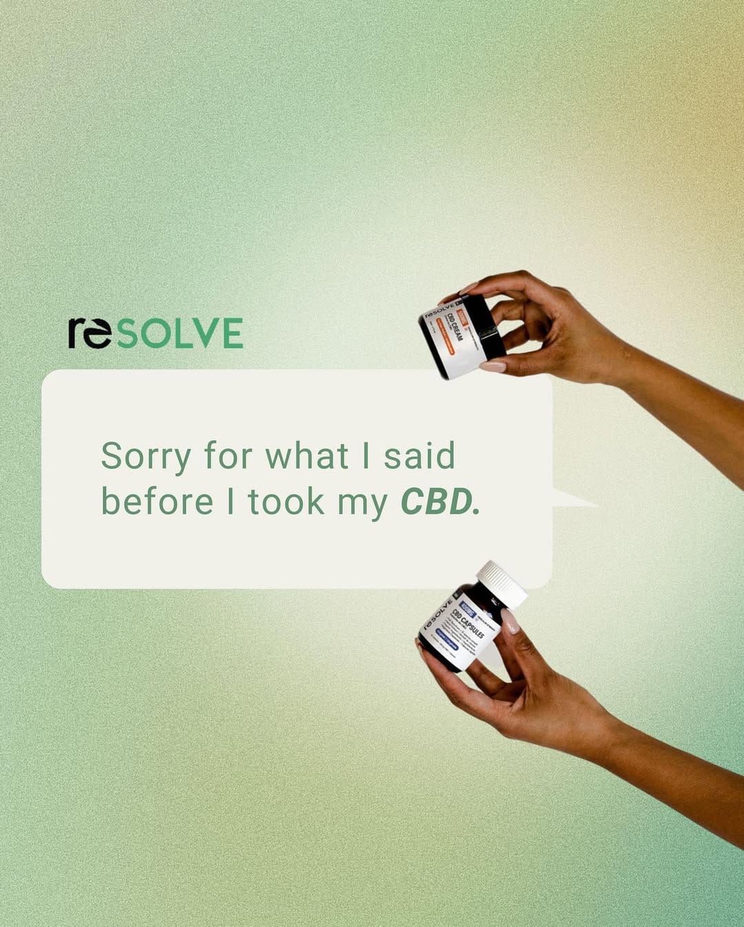 Post 10 by resolveCBD on Instagram (image)