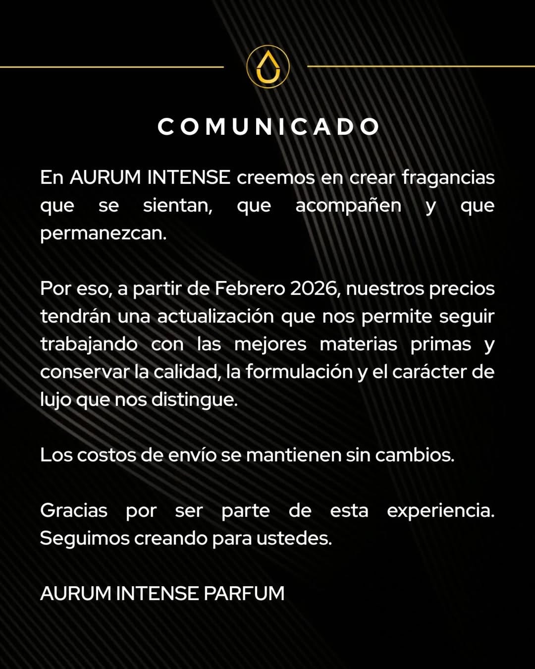 Post 3 by AURUM INTENSE®️PARFUM on Instagram (image)