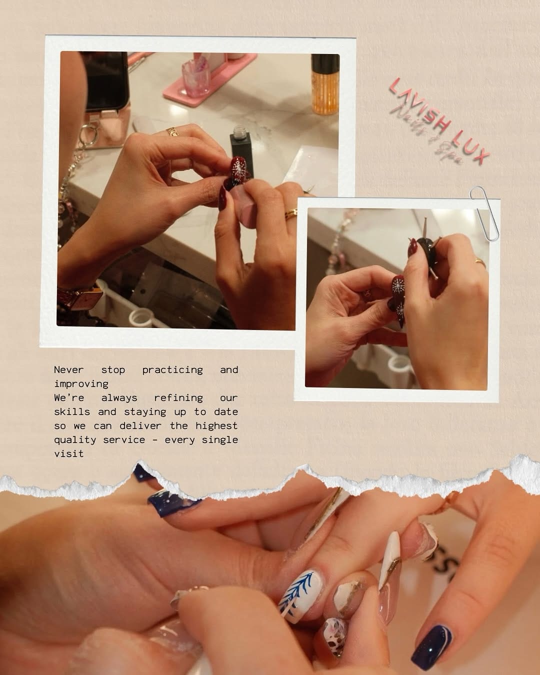 Post 6 by Lavish Lux Nails & Spa Markham on Instagram (image)