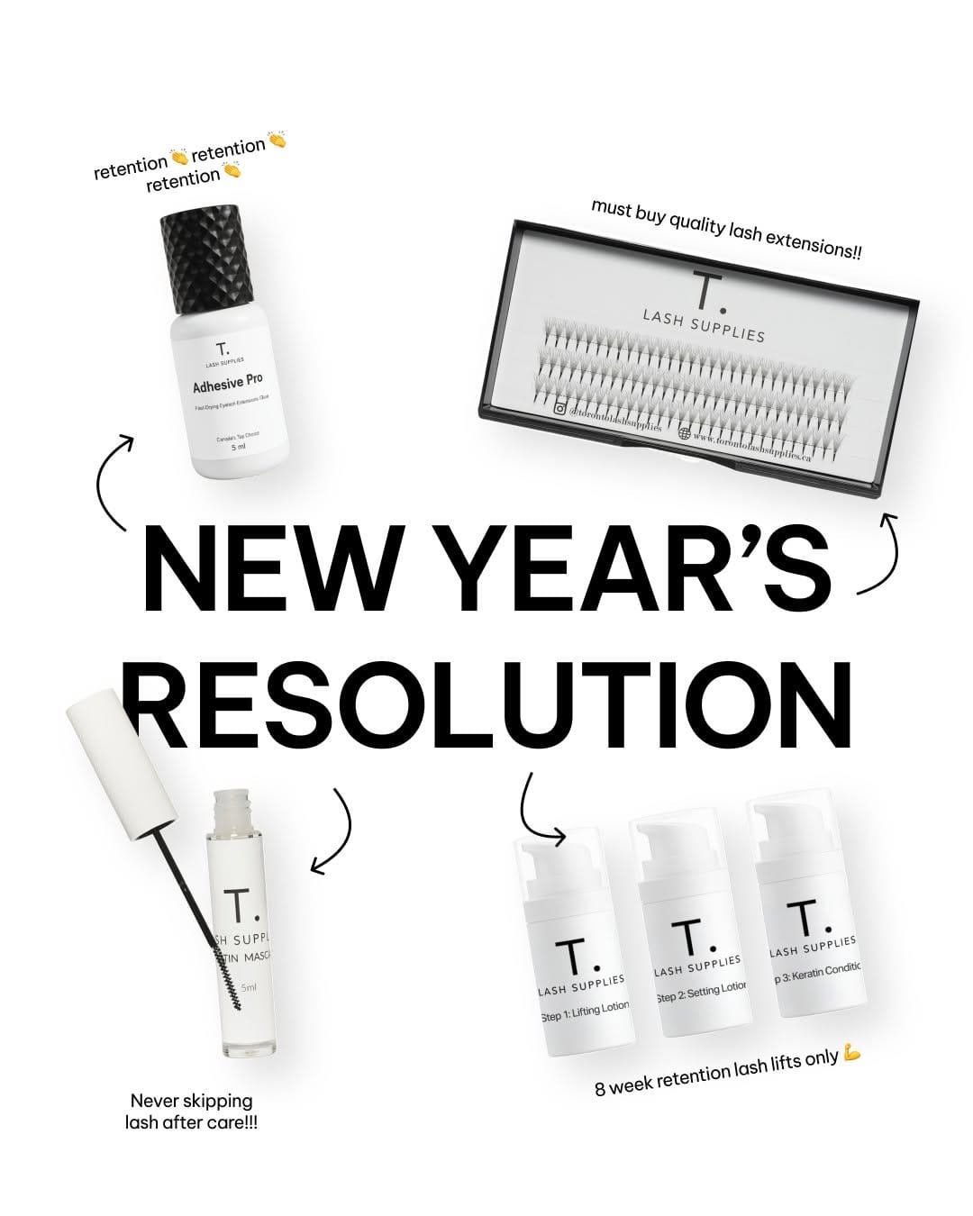 Post 5 by Toronto Lash Supplies on Instagram (image)