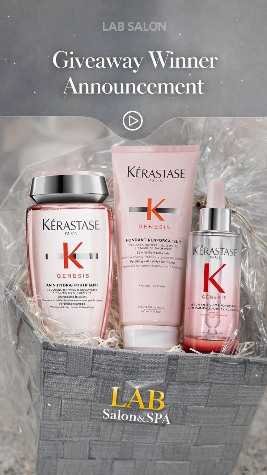 Post 3 by The lab salon & spa on Instagram (video)