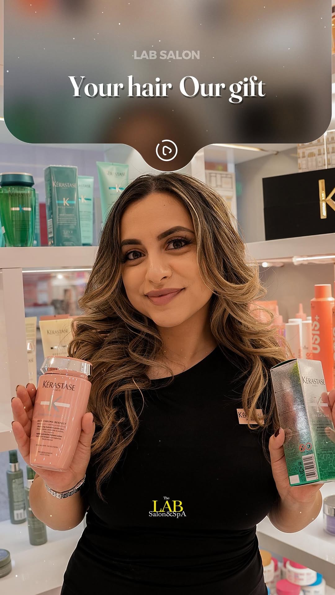Post 6 by The lab salon & spa on Instagram (video)