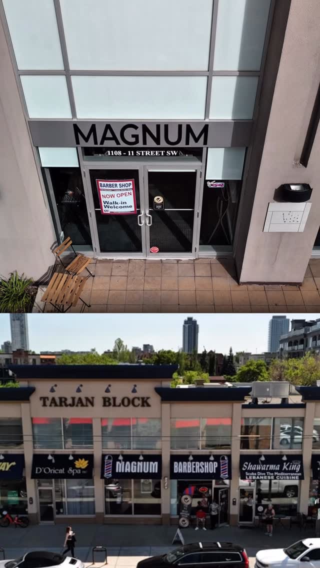 Post 9 by magnum barbershop on Instagram (video)