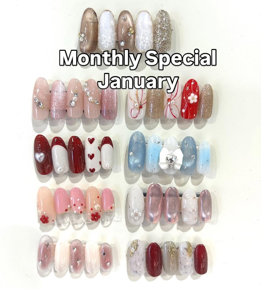 Post 9 by Glam Nail Studio ❤️Japanese nail art ❤️バンクーバーネイル on Instagram (image)