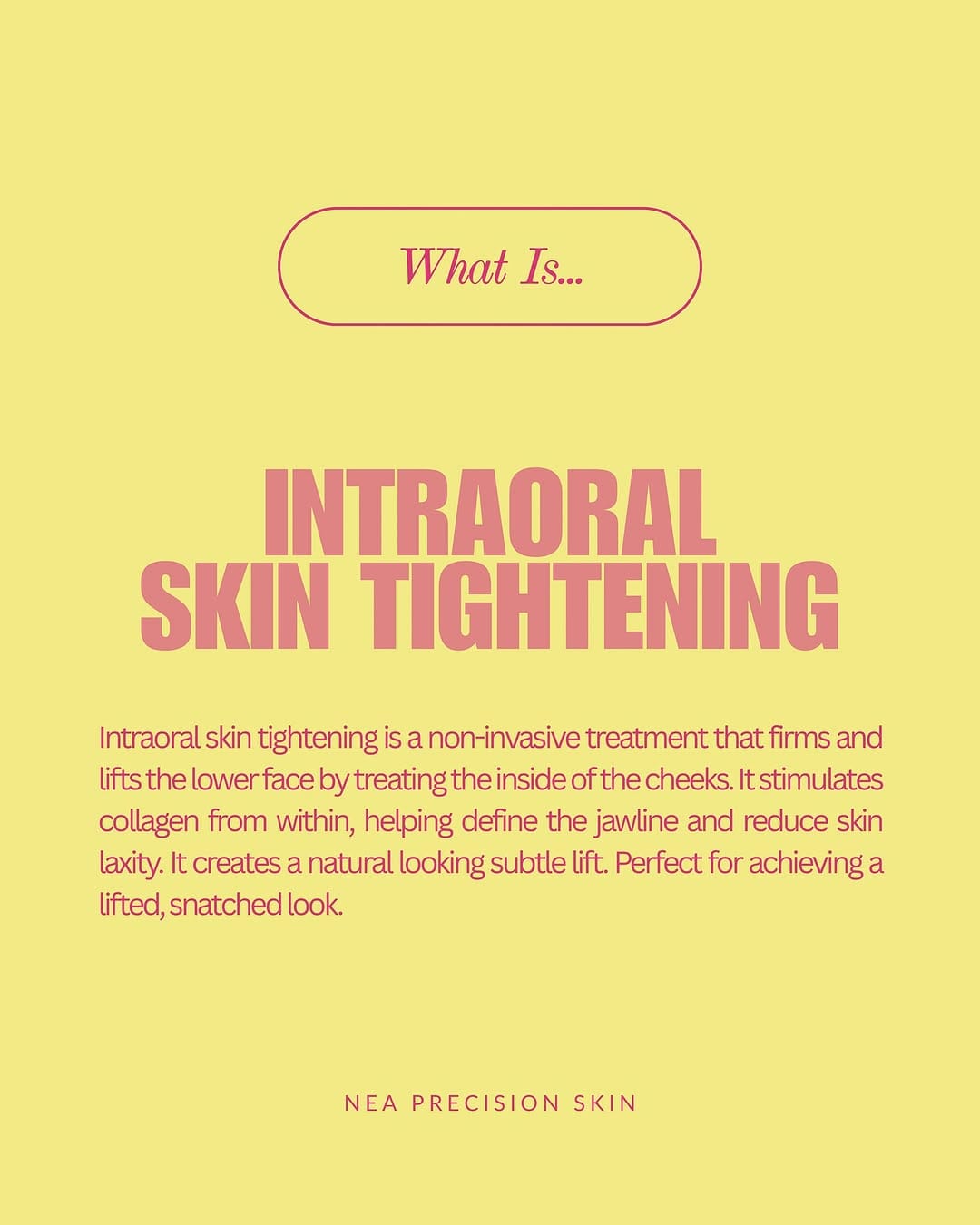 Post 9 by NEA Precision Skin on Instagram (image)