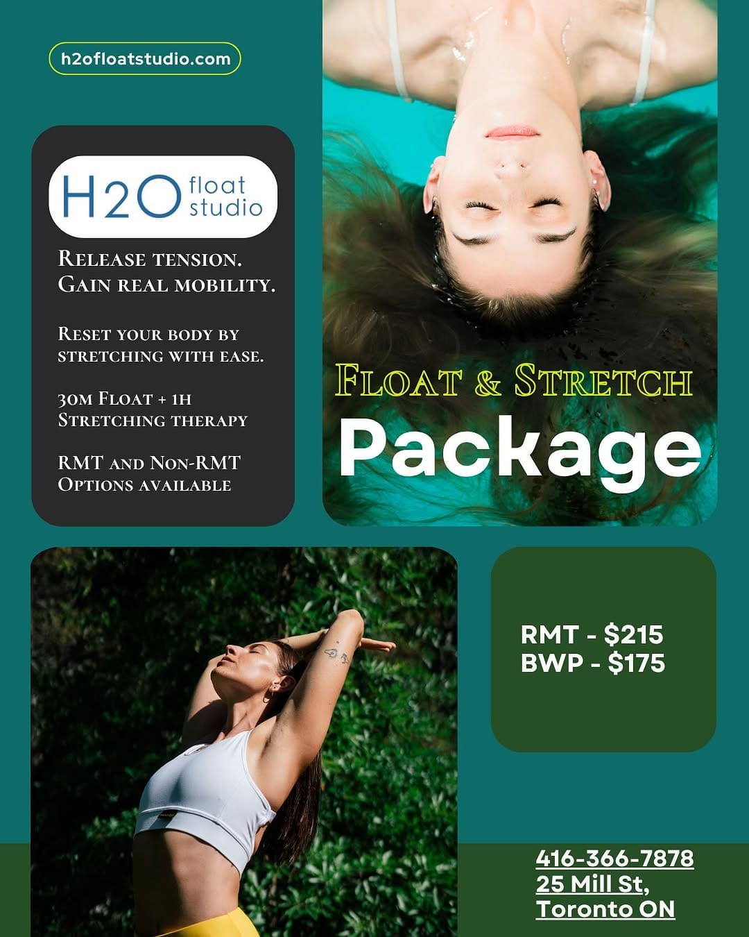 Post 2 by H2O Float Studio on Instagram (image)