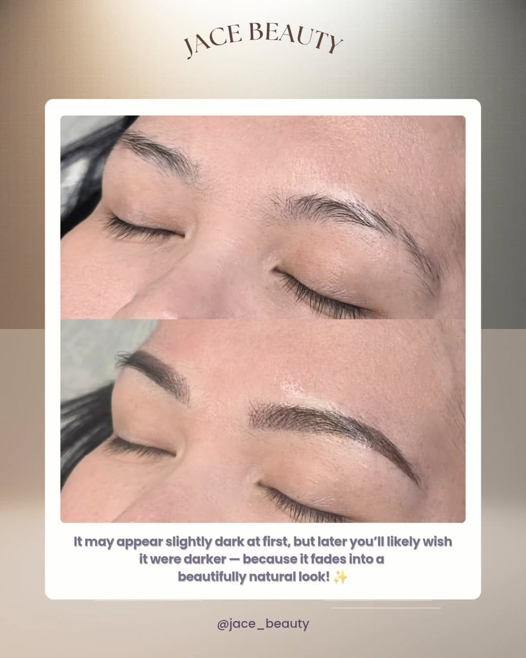 Post 1 by CALGARY EYEBROW STUDIO _ JACE BEAUTY on Instagram (image)