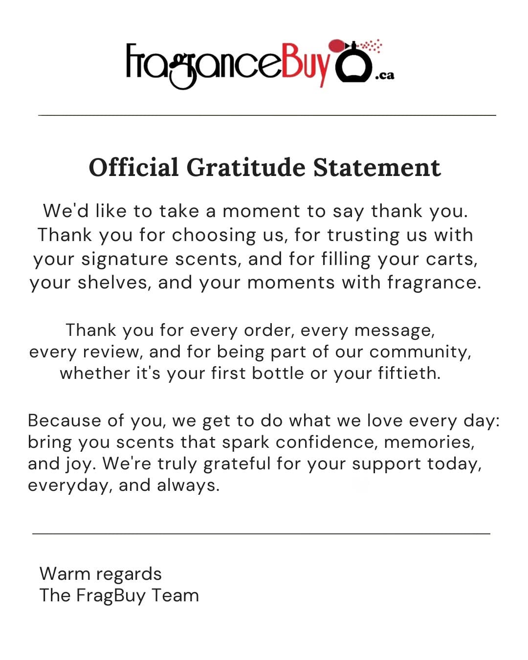 Post 9 by Fragrancebuy Canada (FragBuy) on Instagram (image)
