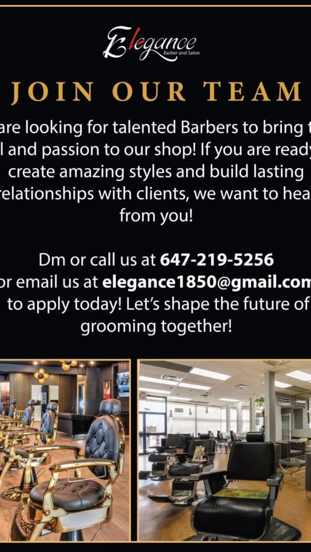 Post 4 by Elegance Barber And Salon on Instagram (video)