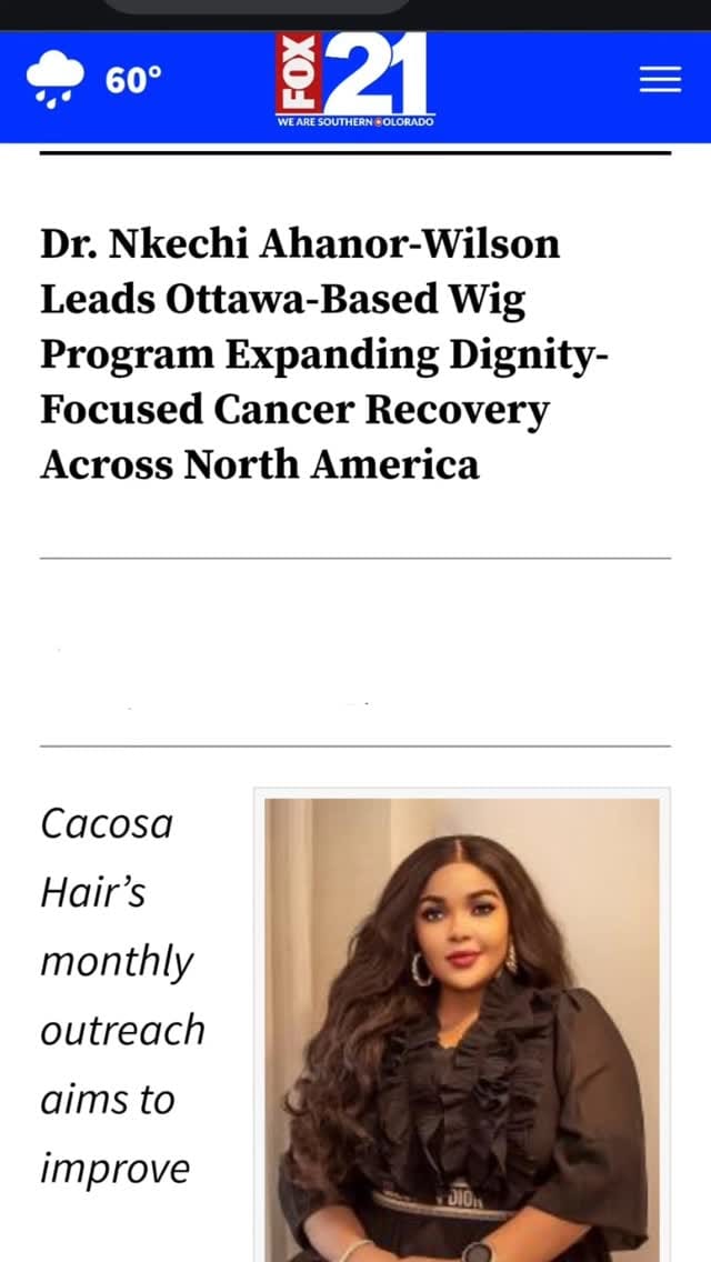 Post 10 by Nkechi.A.Wilson|Celebrity Luxury Wig Artist! Canada Wigs| on Instagram (video)