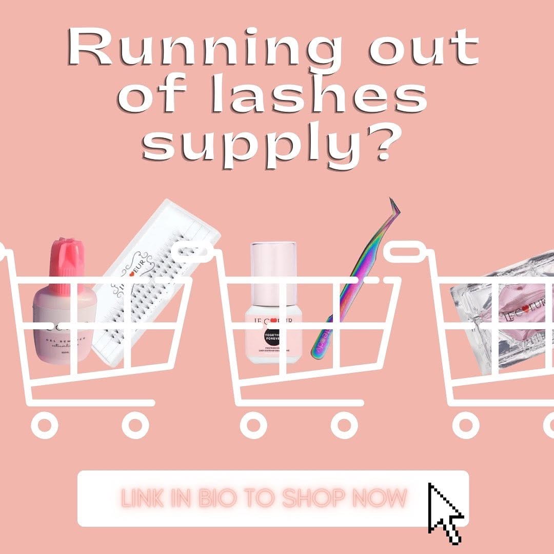 Post 10 by LeCoeur Lash Supplies on Instagram (image)