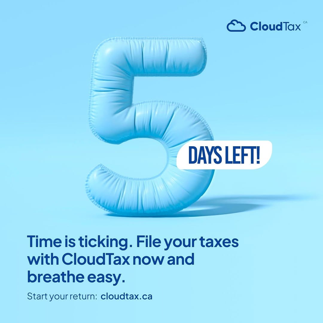 Post 10 by CLOUDTAX • Easy Tax Filing 🇨🇦 on Instagram (image)