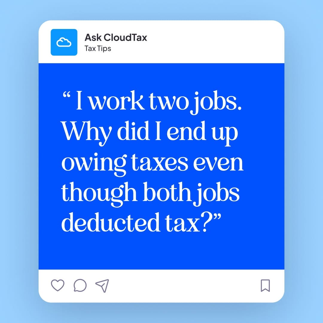 Post 2 by CLOUDTAX • Easy Tax Filing 🇨🇦 on Instagram (image)