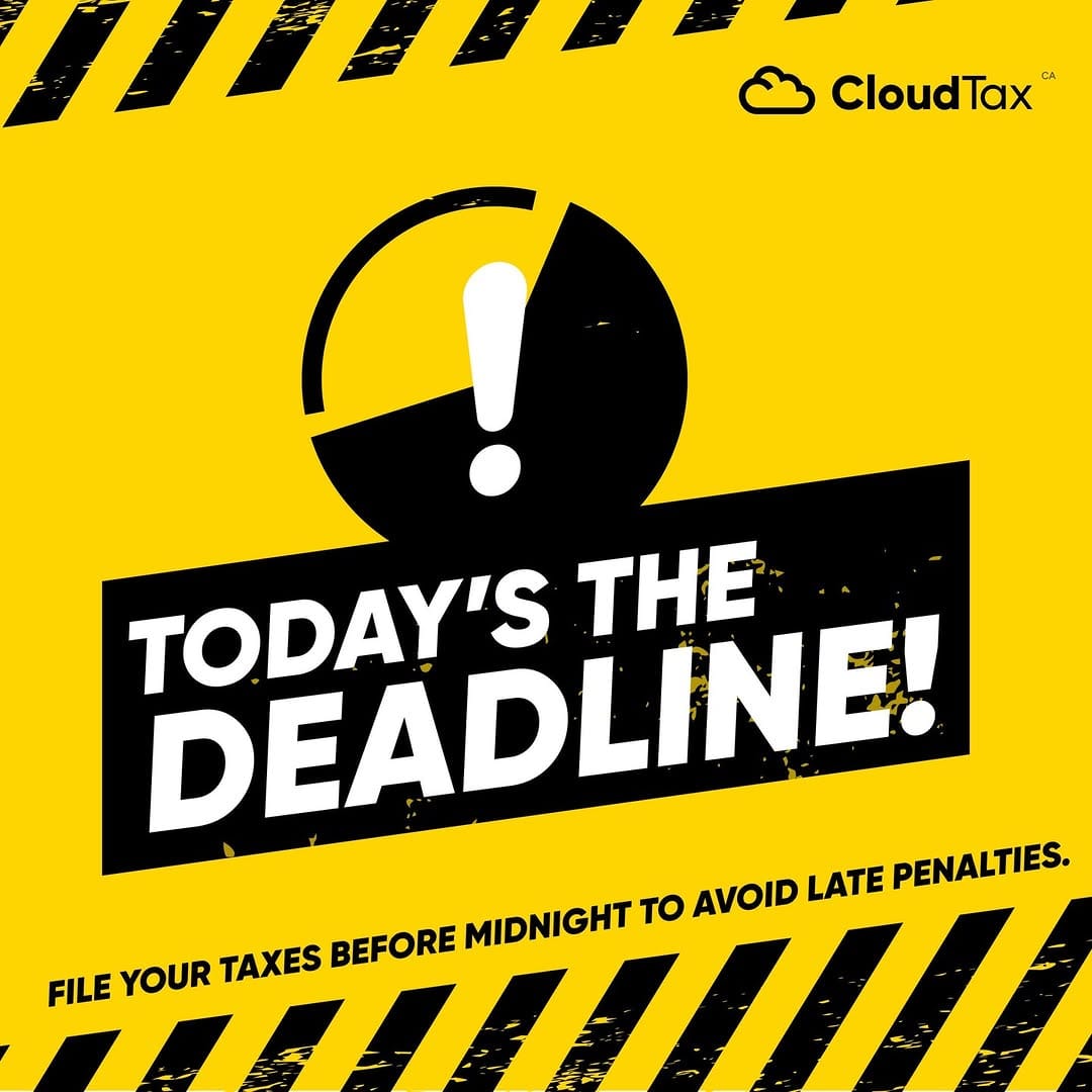 Post 5 by CLOUDTAX • Easy Tax Filing 🇨🇦 on Instagram (image)