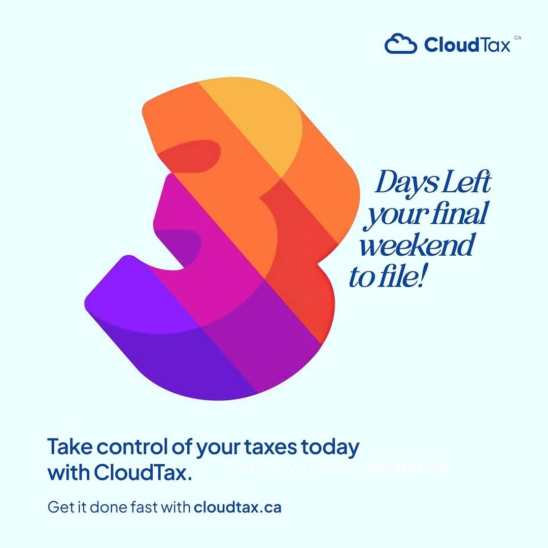 Post 8 by CLOUDTAX • Easy Tax Filing 🇨🇦 on Instagram (image)