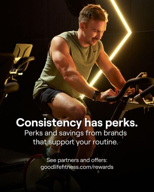 Post 1 by GoodLife Fitness on Instagram (video)