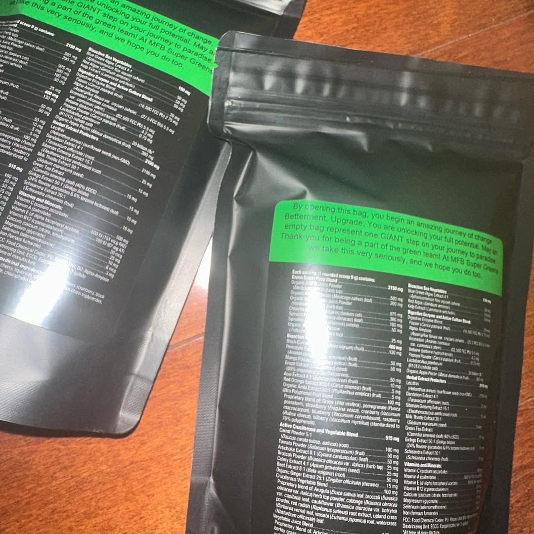 Post 8 by MFB Super Greens on Instagram (image)