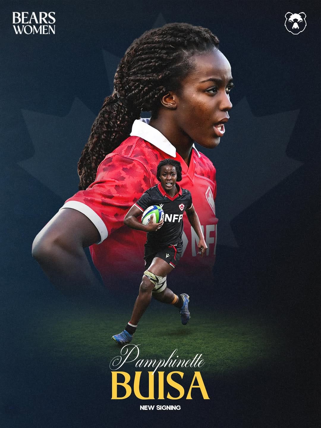 Post 9 by Pamphinette Buisa | Team Canada Rugby | OLY on Instagram (image)
