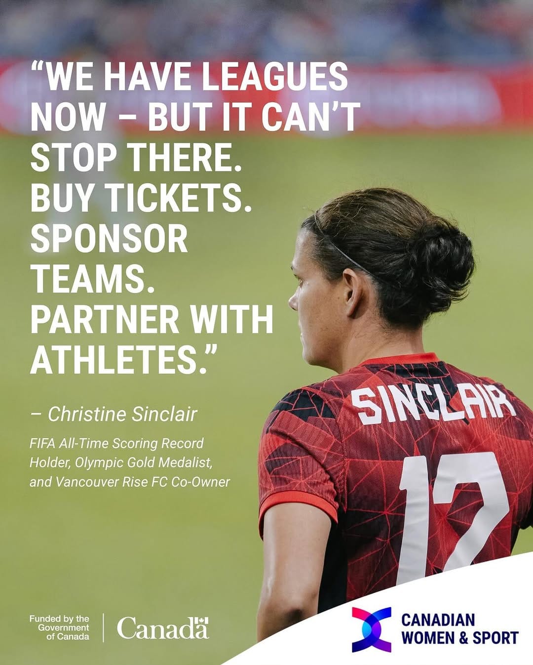 Post 7 by Christine Sinclair on Instagram (carousel)
